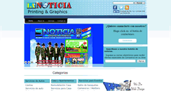 Desktop Screenshot of lanoticiaprinting.com